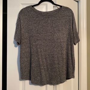 Old Navy Gray Oversized Pocket Tee